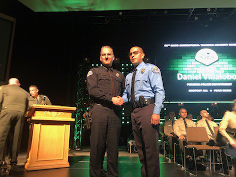 Congratulations to Pomona PD Jailers Marissa Guevara and Daniel Villalobos who both graduated the Riverside County Sheriff’s Correctional Officer/Deputy Academy tonight.   We’re proud of them!