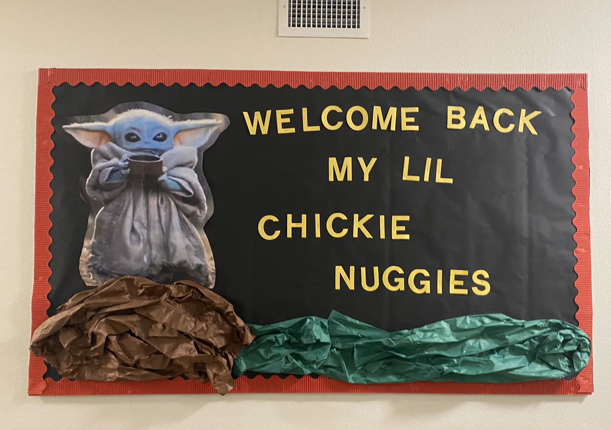 SarahRung's tweet photo. I think it’s safe to say my dorm at @UTAustin has gone full #BabyYoda 😂 https://t.co/78ap9ZymLj