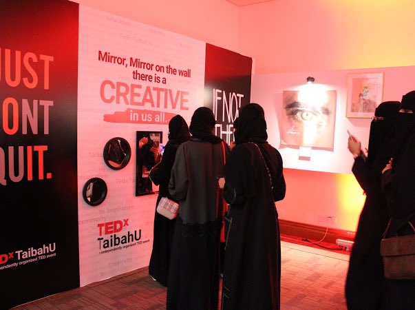 TedxTaibahu's tweet photo. كُل الشكر والإمتنان 
لمن شاركونا لمساتهم الجمالية وسحرهم الفني الذي تضمن أعمق وأقوى رسالة . 

#TEDxTaibahU https://t.co/1eK9czjl9g