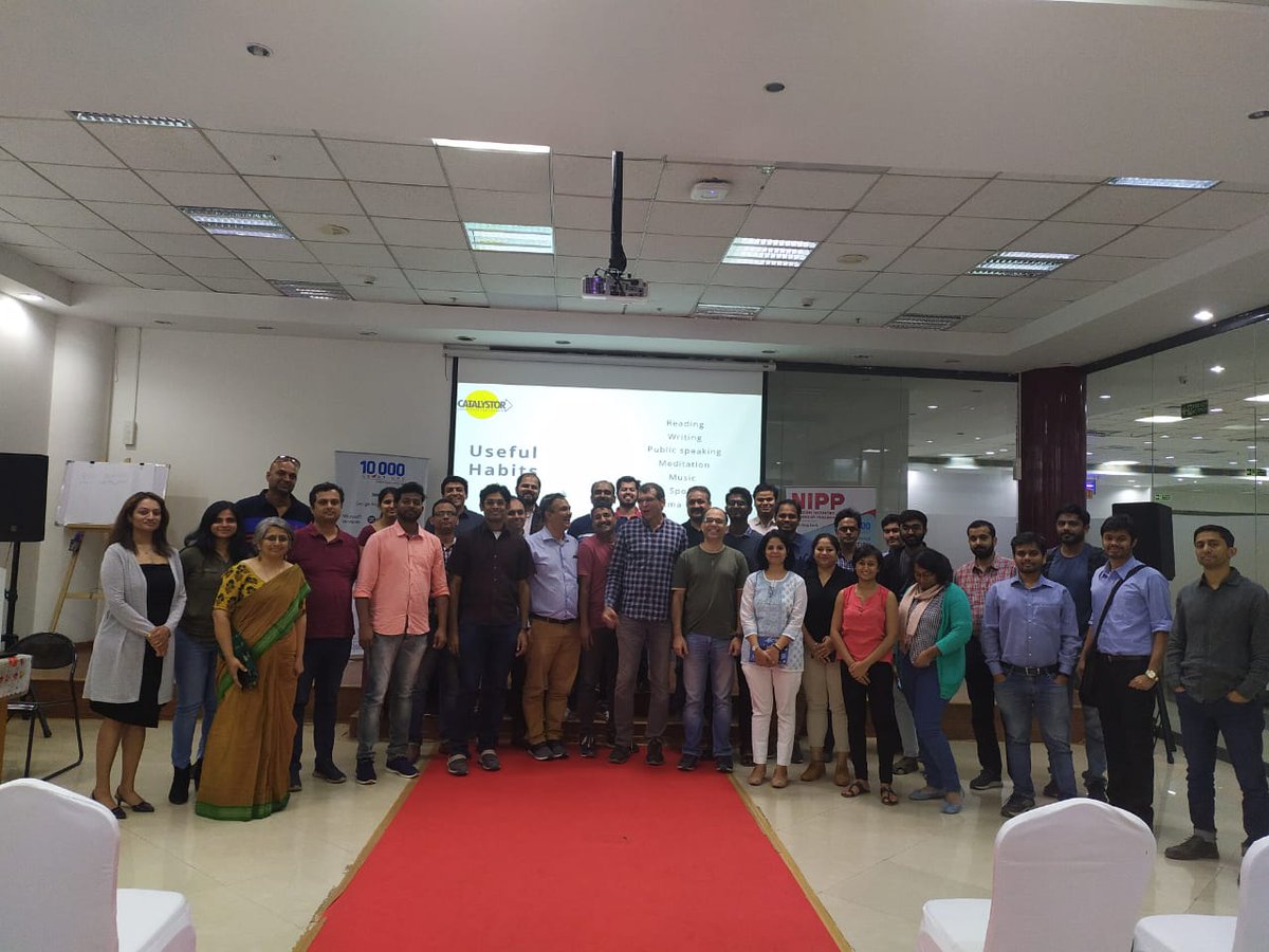 nasscomstartups's tweet photo. We had the pleasure of hosting the Ex-President of @tallysolutions, Mr. @ShoaibAhmedSait for a #Masterclass on #ProductMarketing that would help resolve entrepreneurs' immediate challenges & inspire them to dream big. Here's a glimpse.
#StartupSessions #ProductWorkshop #DreamBig https://t.co/aEnjGt2ttI