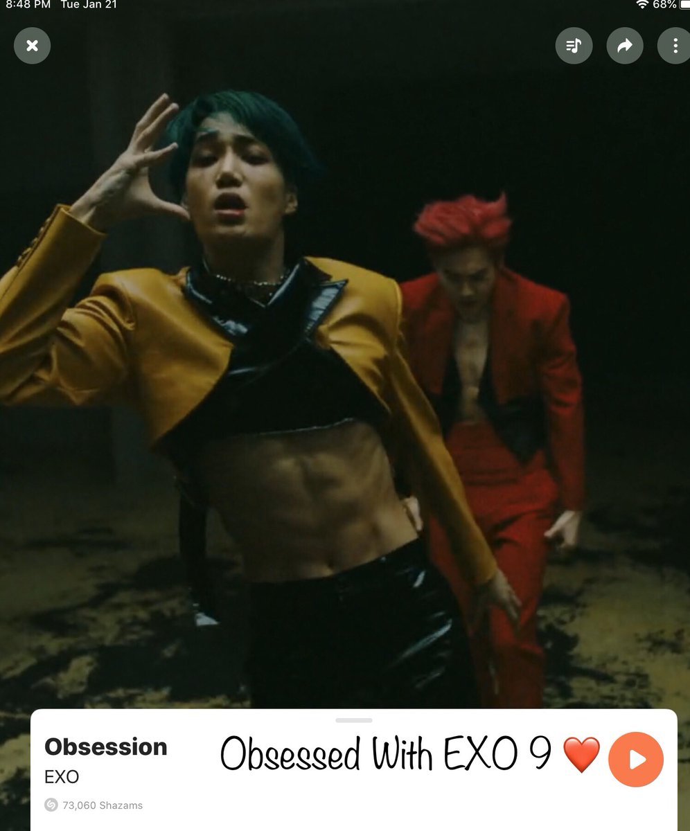 Nilvier4's tweet photo. Let as make it a habit to Shazam each time we stream in any platform. If only we did that the #OBSESSION could have reach millions. 

I believe we can do that. Shall We?

#EXO
#weareoneEXO 
#ObsessionStreamParty

@weareoneEXO 
@layzhang 
@B_hundred_Hyun https://t.co/JeH10tTUNj