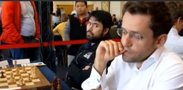 semarchess's tweet photo. "what are you waiting for at #GibChess this year"

people : attractive game and new ideas from GMs

me : Hikaru's face reaction to @LevAronian's bad position

@GibraltarChess @ChessProblem https://t.co/Edwe3VrQZY