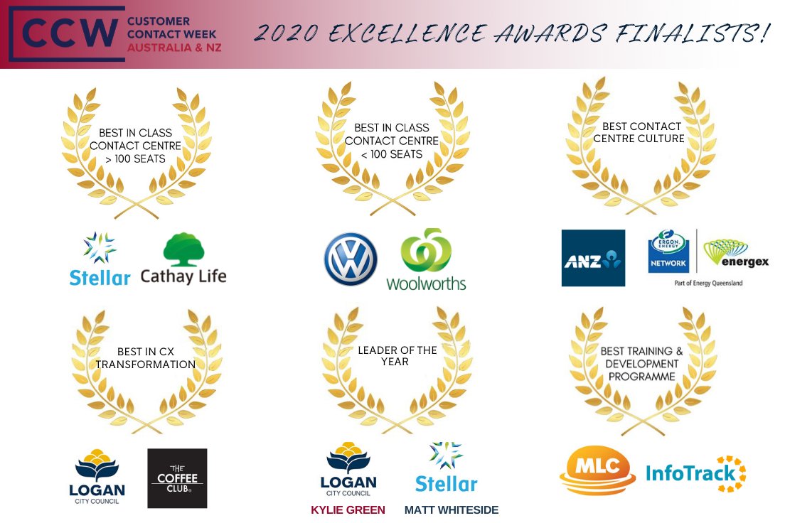 sharon_melamed's tweet photo. Congrats to the finalists in the Customer Contact Week Australia excellence awards! It's not too late to register for this great annual industry event with 70 expert speakers - here's the link: https://t.co/8U0Ns370Mf @CCWeekAU #CCWeekAU https://t.co/3h2KbMn16I