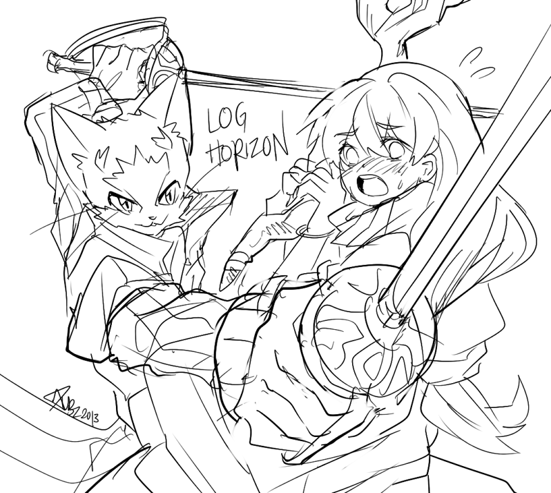 obligatory post the old log horizon fanart 