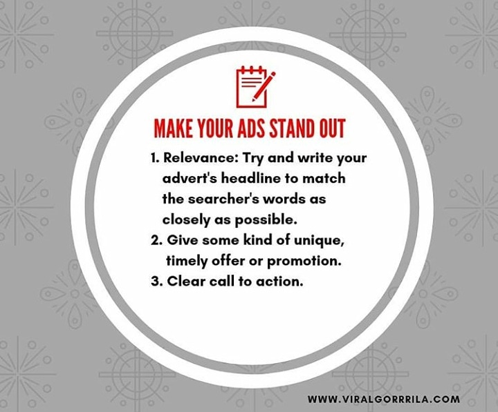 ViralGorrrila's tweet photo. Search engines reward relevant adverts with higher positions on the search results page. If your adverts are more relevant than your competitors, you might be able to get the same amount of traffic for a lower price.
#WednesdayThoughts #WednesdayWisdom #WednesdayMotivation https://t.co/Km5X26AWZC