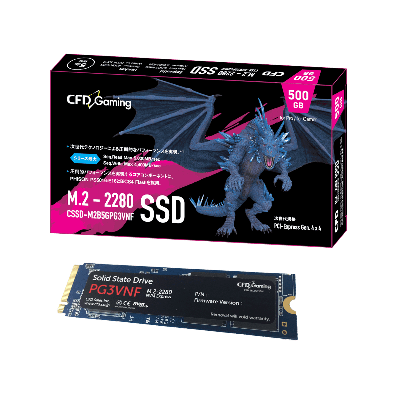 使用期間30日　PG3VNF CSSD-M2B2TPG3VNF CSSD-M2B2TPG3VND | CFD Gaming PG3VND ゲーミングモデル M.2