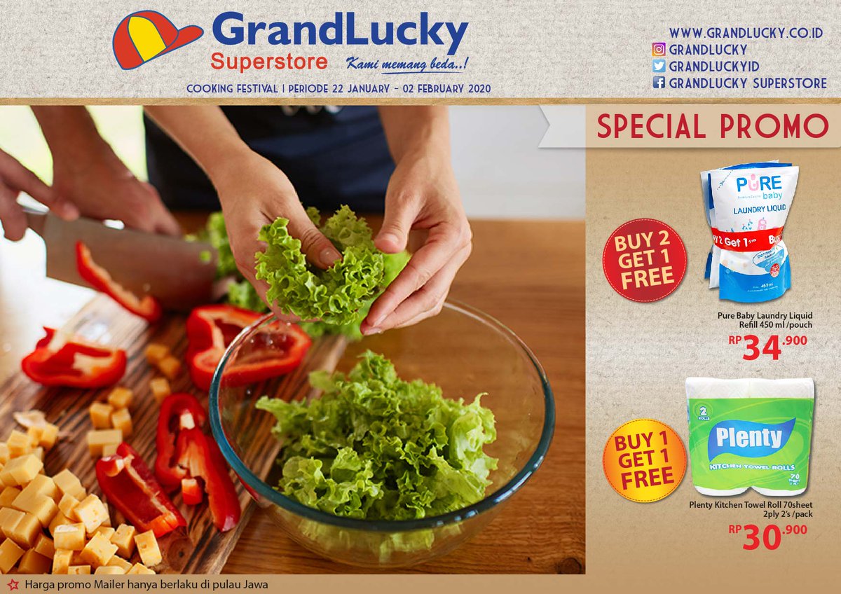 MAILER COOKING FAIR (22 JAN - 2 FEB 2020) >> facebook.com/pg/GrandLuckyI…