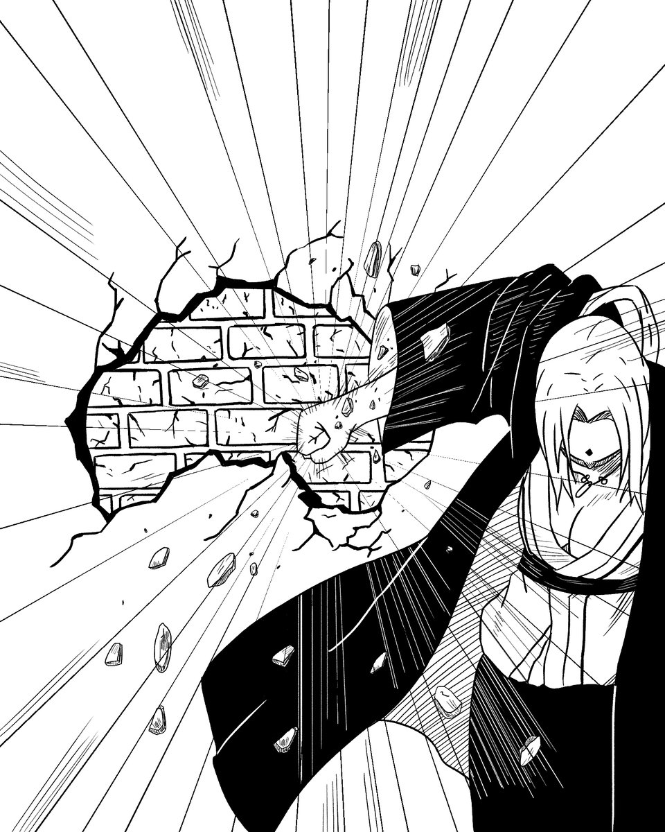 Morten Jensen V Twitter Inktober52 Week 3 Brick An Angry Tsunade From Naruto ナルトから怒っている綱手です Inktober Inktober Inktober52 Digitalink Digitalinktober Inkdrawing Manga Anime Brick Naruto Tsunade インクトーバー 漫画