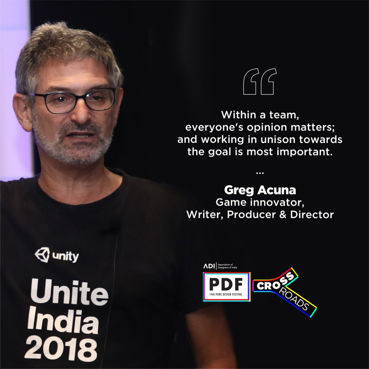 PuneDesignFest's tweet photo. The 14th Pune Design Festival got richer with a reputed international voice sharing meaningful opinion about design and team work.
Thank you Greg Acuna for your pearls of wisdom!
#PDF #PDF2020 #PuneDesignFest #DesignConclave #Pune https://t.co/SkFvaykQ2v