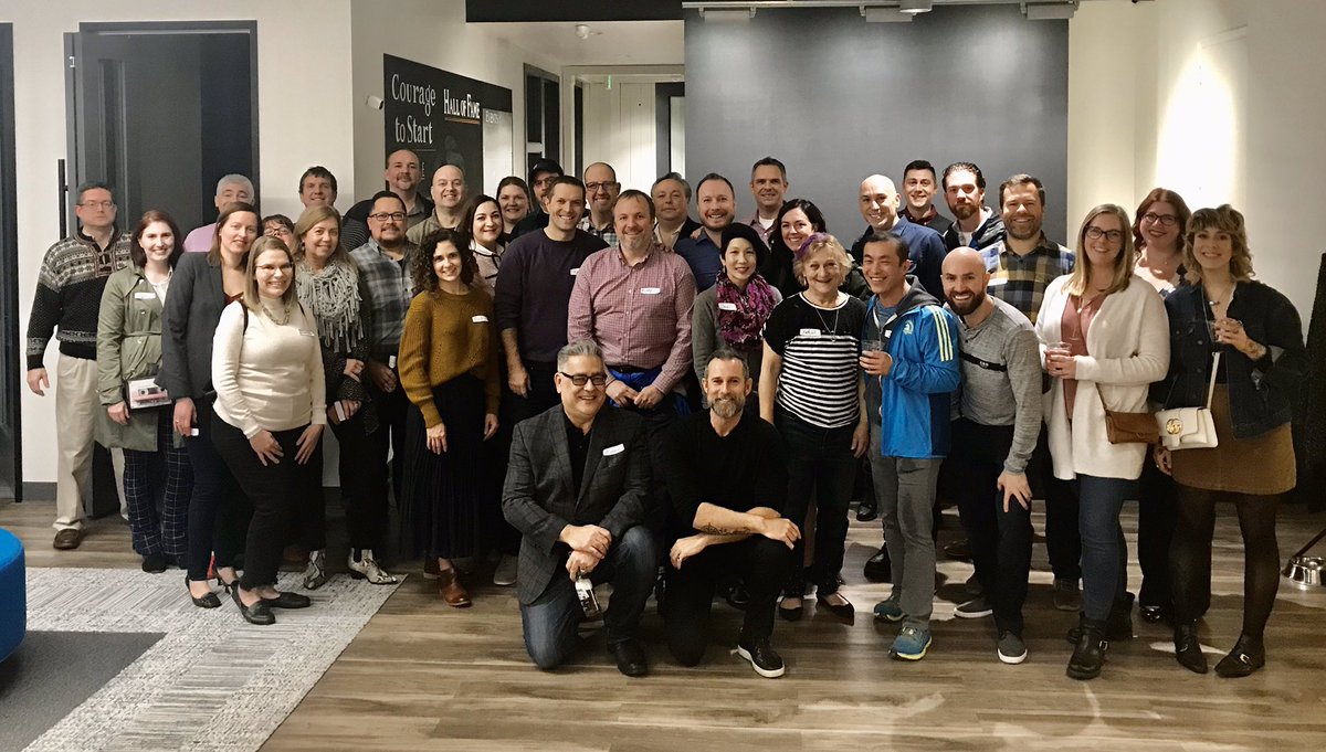 Ryanintheus's tweet photo. So fantastic to get all these incredible people together again after so long. Social Media Club Seattle reunited! Also we had a few of the Spring Creek Group crew representing... #SMCSEA #SocialMedia #Seattle π https://t.co/tfsnNIbCvx