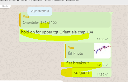 Thekalal's tweet photo. #ORIENTELE- 220+ from 175

reason to hold...flat breakout https://t.co/XK3RU6WqaX