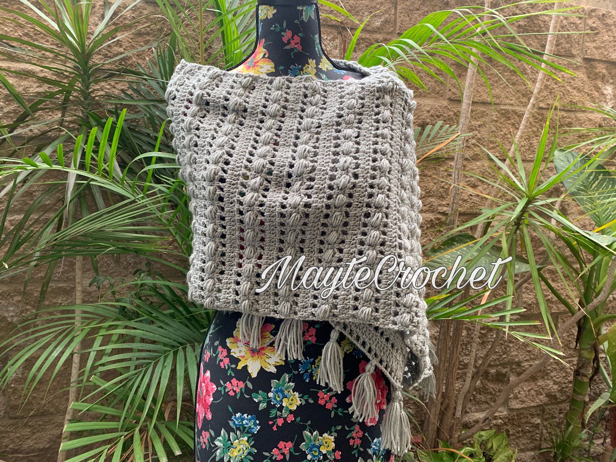 mayte_crochet's tweet photo. El paso a paso de este cálido chal a #crochet lo encuentran en mi canal de YouTube SUSCRÍBETE!!! 👍🏼.         https://t.co/8DV8WxcwSR https://t.co/GBiFh7cmzP