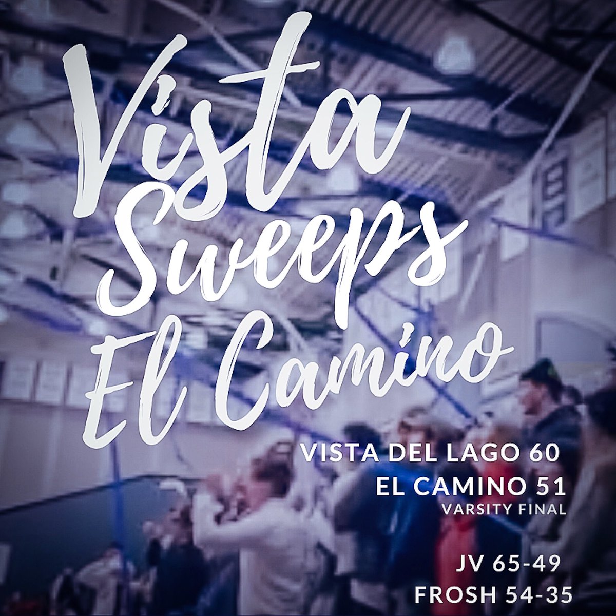Never doubt the power of the 6th man!  <a href="/VdlTHENEST/">VDL Student Section</a> you definitely took care of business tonight! 🗣🙌🏼