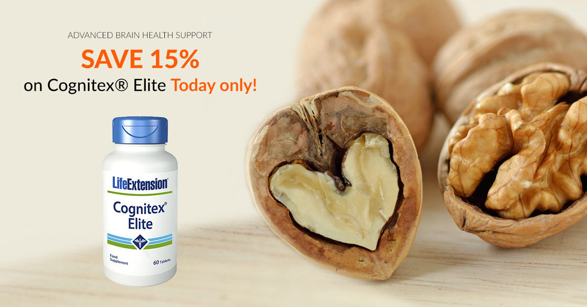 LifeExtensionEU's tweet image. Save 15% on our highly advanced brain health formula Cognitex® Elite. Today only!

Offer applies to SKU 2396EU, valid until 22.01.2020, 23:59 CET. Only while stock is available.

lifeextensioneurope.com/cognitex-elite…