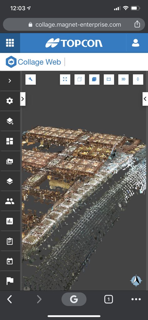 You know, just browsing 3D #PointClouds from #Singapore of the <a href="/marinabaysands/">Marina Bay Sands</a> on my #iPhone to see if we got everything we need scanned. Ain’t no thang... #ScanToBIM #RealityCapture  #CloudonCloud #CollageWeb #Topcon