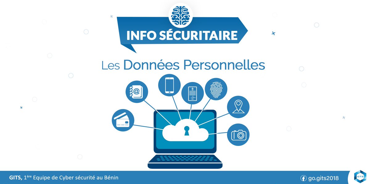 GlobalITServic3's tweet photo. Les données à caractère personnel sont des informations se rapportant à une personne vivante identifiée ou identifiable. Il s'agit de: nom et prénom, adresse, lieu de naissance, carte de paiement,photo, numéro de téléphone, etc.
#GITS #infosécuritaire #donnéespersonnelles https://t.co/3ytoH4HHqb