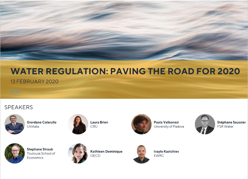 EUI_FSR's tweet photo. Ready for the first #FSRWater event of the year? 💦
In this seminar, we will look at water investment needs in Europe and water tariff regulation, discussing the 2019 European Water Regulators’ report (WAREG). Join the discussion in Florence and online!
https://t.co/OaB16uzRs5 https://t.co/Bq1faZt96i