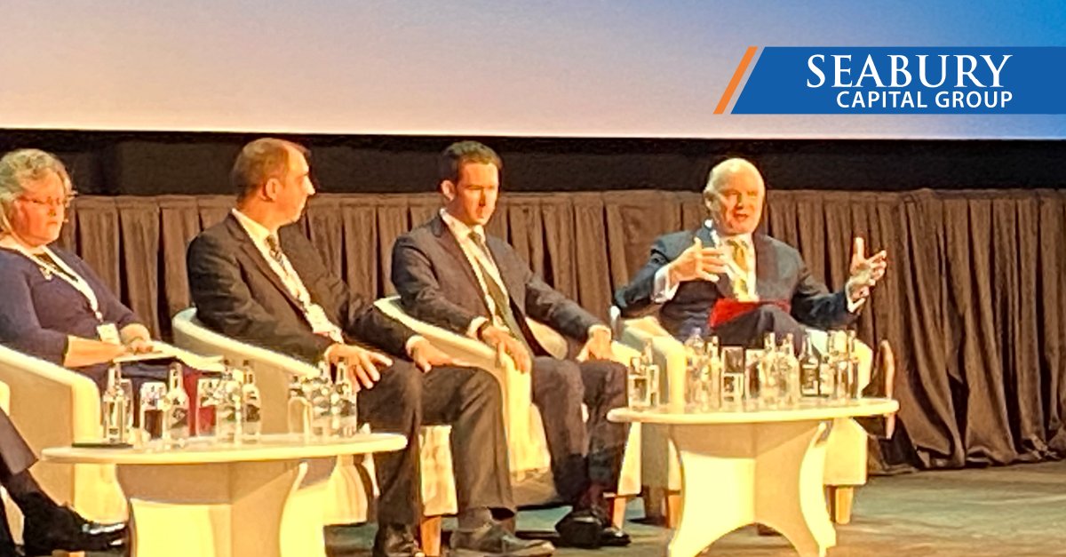 SeaburyCapital's tweet photo. @SeaburyCapital's Chairman &amp; CEO, John Luth moderated @AirfinanceNews #AFJDublin's conference panel on maximizing #ROI and yields in narrowbody, widebody &amp; regional aircraft #investments #AFJevents #aircraftleasing #leadership https://t.co/fB635umgcm
