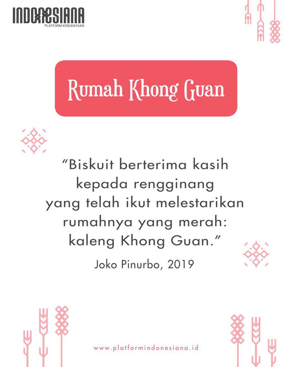 platform_id's tweet photo. Apa Kawan Indonesiana penasaran dengan kedua puisi Khong Guan? Ini dia puisi karya Joko Pinurbo. #FestivalSastraYogyakarta #PlatformIndonesiana https://t.co/Y5bvBnAIIl