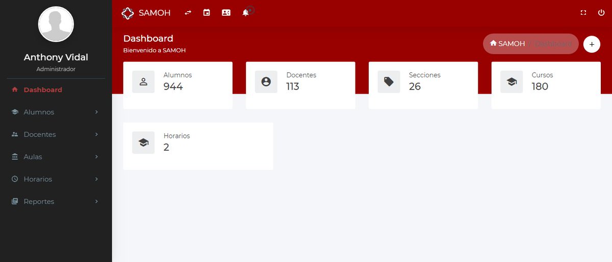 AnthonyVidalC's tweet photo. 📌 Les presento el Dashboard del Sistema de Gestión de Horarios de la UNI. 

Un proyecto más de VidalSystem 🌎
 #ProyectosTI #VidalSystem  #UNI #Laravel #PHP https://t.co/Lj3TcnMCma