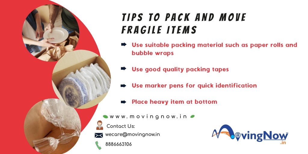 Movingnow_in's tweet photo. #Fragileitems need extra care during home #relocation. You are not only responsible to pack them the right way but also need to have a strategy to get this done within your budget.
Our Facebook Page: https://t.co/cZsz2ziiVd
Our Website: https://t.co/B2GG2NfHqp
#MovingNow https://t.co/htS7JEB8bq