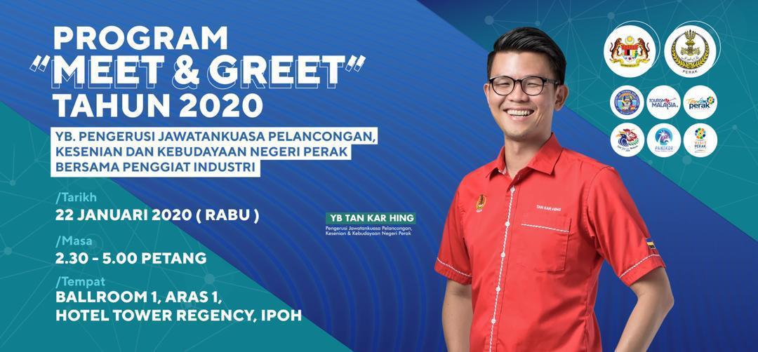 Stakeholders of Tourism and other related industries can meet EXCO for Tourism, Arts &amp; Culture for Perak state and address issues if needed! See you there!