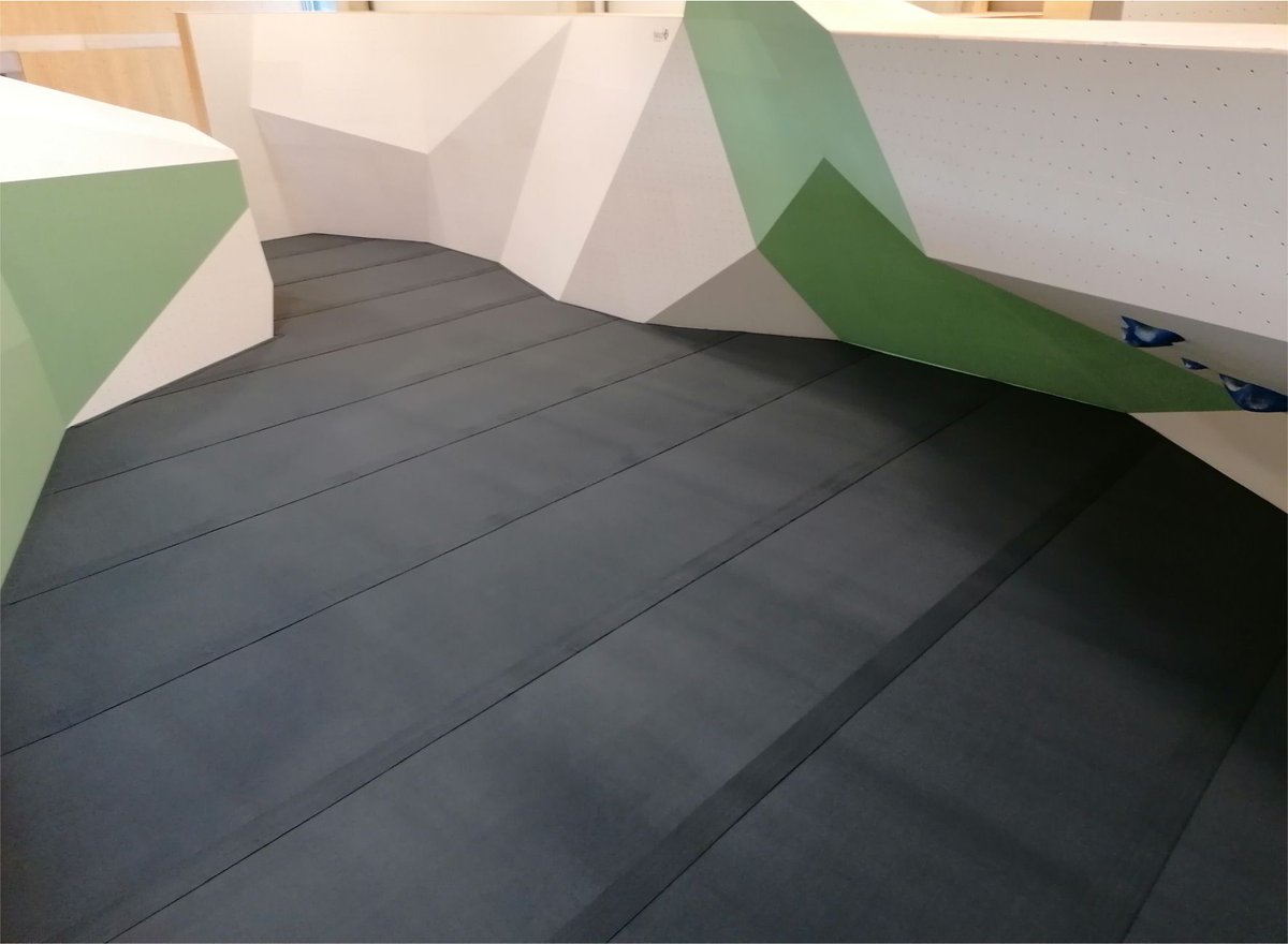 Polskok's tweet photo. Another great project realized Blocwald- Mat in graphite carpet 700 m2 and kids area in PCV cover Location: Villingen-Schwenningen, Germany https://t.co/OHYTlQ2FRk