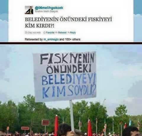 2013 yılı ODTÜ mezuniyet törenindeki efsane pankart.