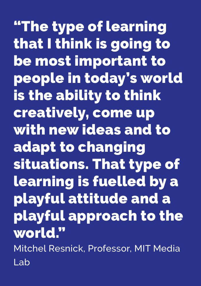 t0bihei's tweet photo. ‘What can we learn from the kindergarten approach to play, creativity and learning?’. Proud to publish an inspiring @PlayLearnDK Podcast episode with @mres from @medialab . #PlayfulLearningDK. Listen here: https://t.co/NULUydEfLw