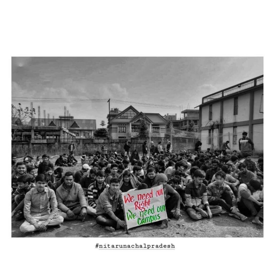 KajalYa75283783's tweet photo. Need it it's our right Jo humara hai use lekr chorenge. #nitap#arunachal mange campus @AmitShah @PMOIndia @ZeeNews @Mimansa_Zee @PemaKhanduBJP it well said if we will be educated our nation will be educated but here the problem is we don't have permanent campus we are in need of https://t.co/TDVCkUHHm0