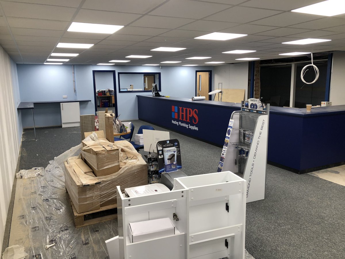 Branch Expansion Update: New Counter/Office Moving Along. Not Long Now Hopefully!!