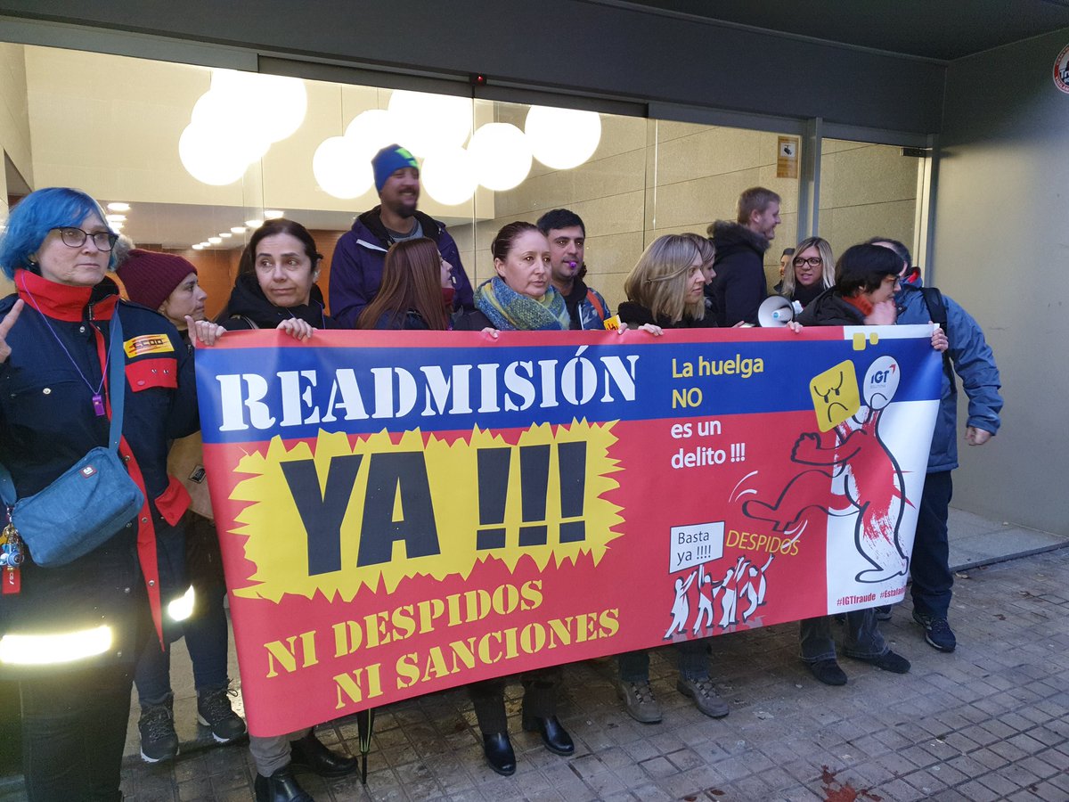 CCOOAJTBCN's tweet photo. Sres. de #eDreamsFraude
La #HuelgaNoEsDelito
💪 Estamos apoyando a la plantilla de IGT Solutions para exigir:
📌readmisión inmediata de las personas sancionadas con despido
📌la anulación de las suspensiones de empleo y sueldo
📌y respeto de los derechos laborales.
#CcooExige https://t.co/SxYGc3Rwqs
