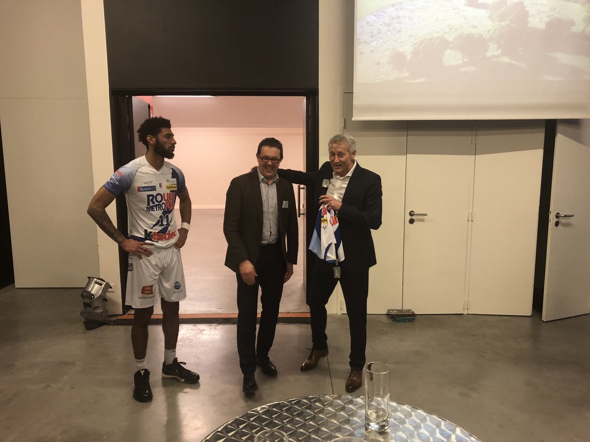 Une belle soirée de basket avec <a href="/RouenMBasket/">Rouen Métropole Basket</a> au <a href="/LeKindarena/">Le Kindarena</a>, jusqu’au bout, du suspense 🙀#GORMB #PROB #Rouen