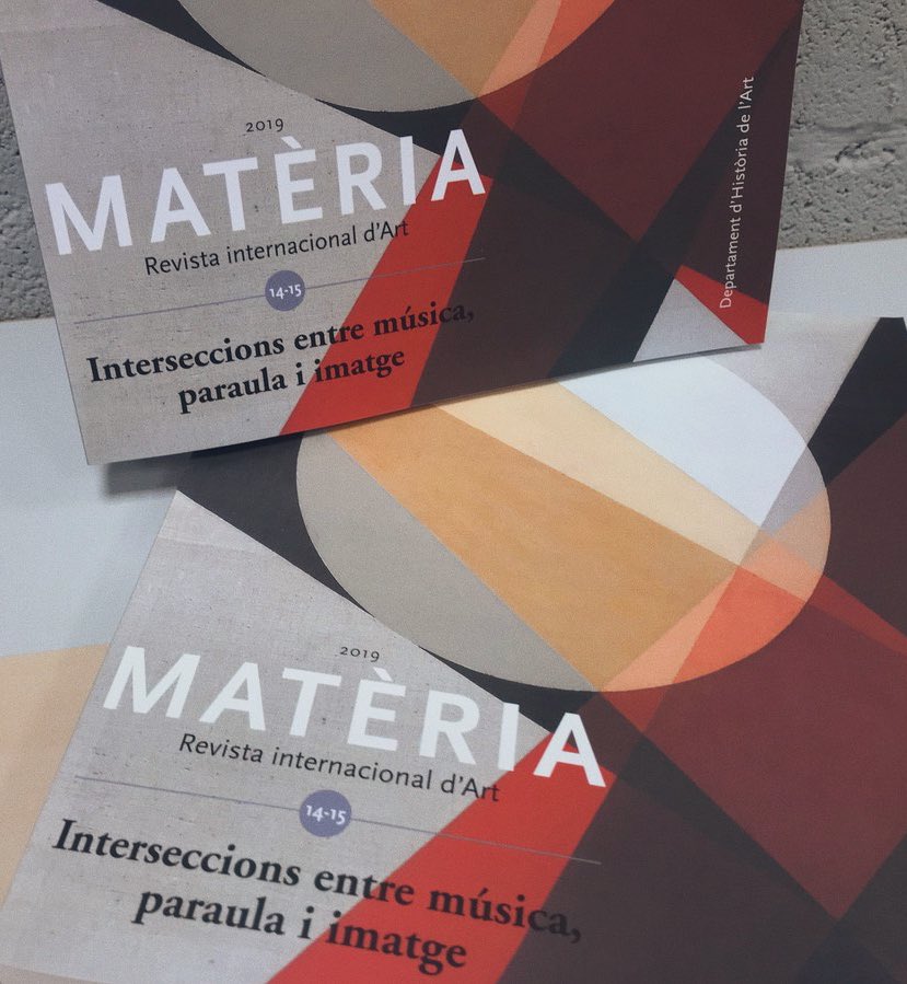 «La música en l’aparell teòric cinematogràfic i audiovisual» que s'ha publicat en el monogràfic Interseccions entre música, paraula i imatge de <a href="/materia_ub/">Matèria. Revista internacional d'Art</a>: Revista internacional d’Art que edita la Universitat de Barcelona.

revistes.ub.edu/index.php/mate…
