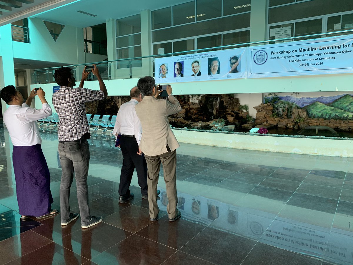 marcozennaro's tweet image. Workshop on IoT and AI in Myanmar has started today! Great to be here with colleagues from KIC, Japan. #IoT4D