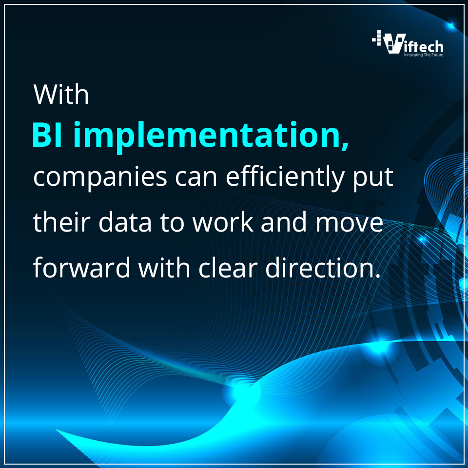 Implementing a business intelligence (BI) solution can completely reinvent your business by giving you in-depth insights into your data sets and allowing you to take your business to the next level.
#viftech #digitaltransformation #businessintelligencebi #reinvent #bigdata