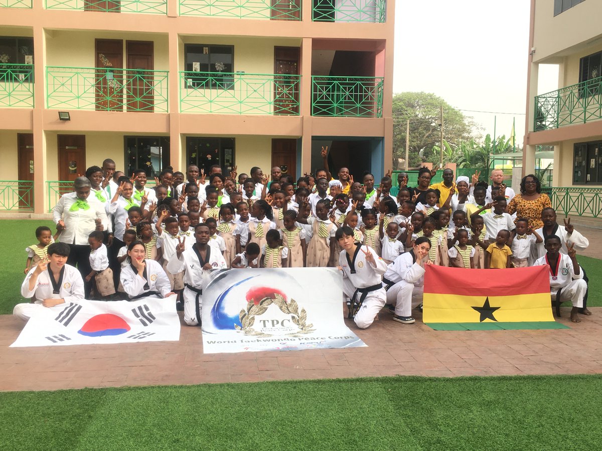 AnjefSchool's tweet photo. Thank you World Taekwondo Peace Corp for gracing Anjef with your presence. #anjef #worldtaekwondopeace #anjefactivity https://t.co/XfofvlGVpY