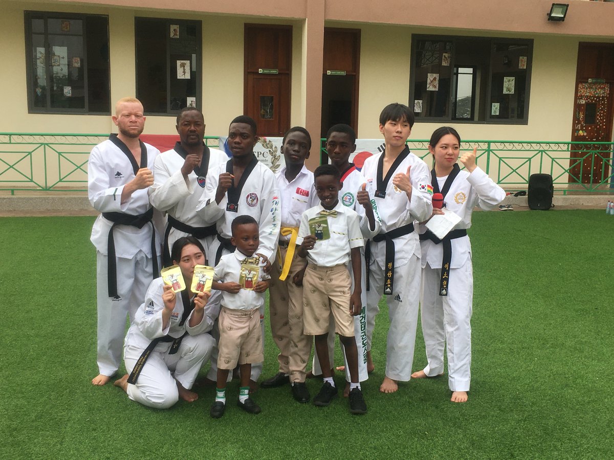 AnjefSchool's tweet photo. Thank you World Taekwondo Peace Corp for gracing Anjef with your presence. #anjef #worldtaekwondopeace #anjefactivity https://t.co/XfofvlGVpY