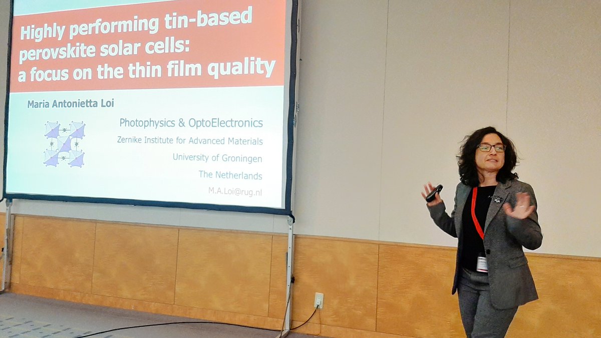 nanoGe_Conf's tweet photo. 🔹Great session with @maloima from @univgroningen at #IPEROP20!

She just delivered her talk on 'Highly performing tin-based perovskite solar cells: a focus on the thin film quality'. An intriguing topic!💡 https://t.co/56GJjCK7id
