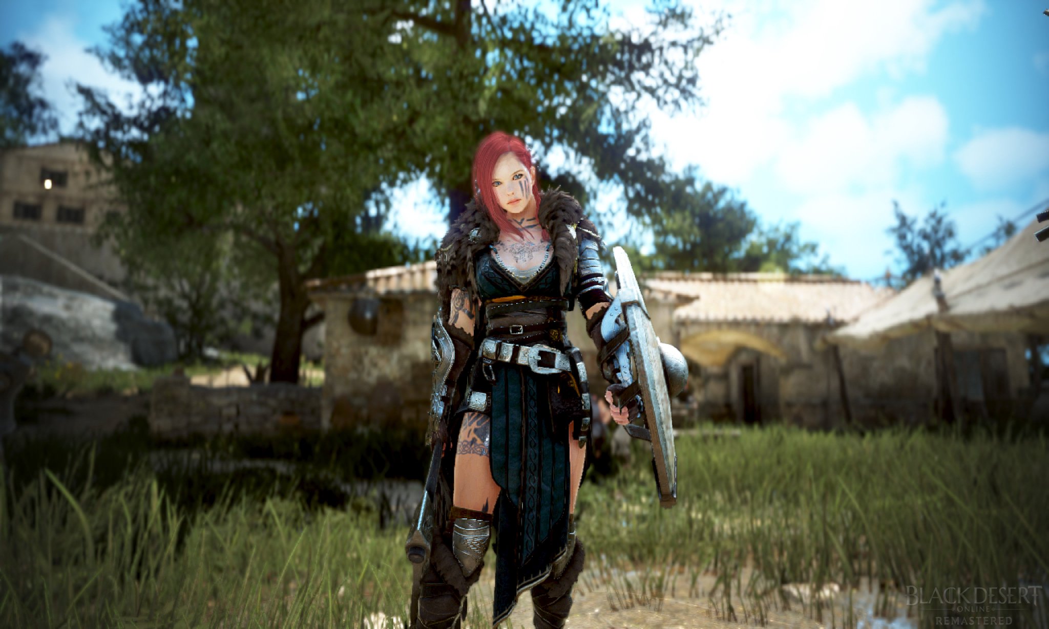 マル 黒い砂漠 ガーディアン 新しいクラスのガーディアンカッコイイ グルニル装備 襟元モフモフでいい雰囲気 黒い砂漠 Blackdesertonline 黒い砂漠pc