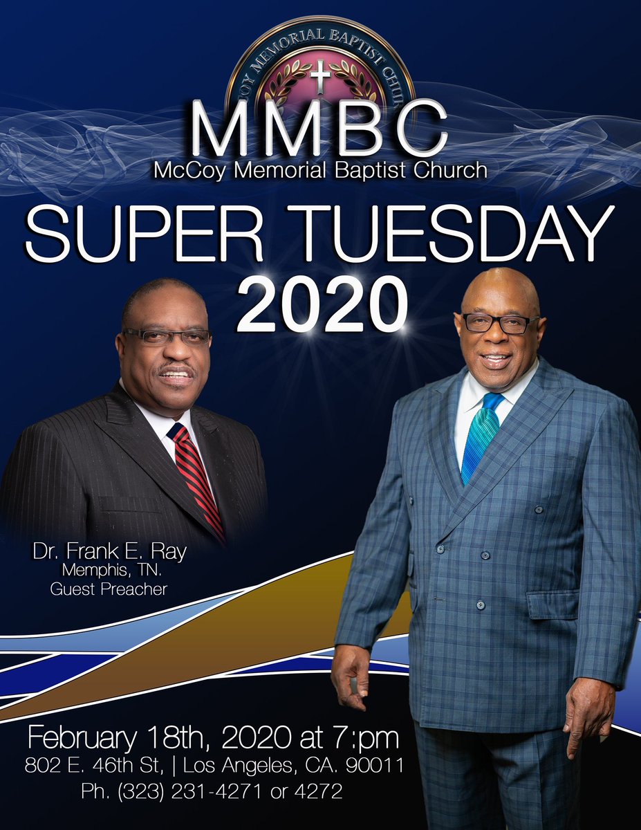 WHWMinistry's tweet photo. #SuperTuesday is around the corner @McCoyMBC @WHWMinistry https://t.co/1Am7pTp5xk