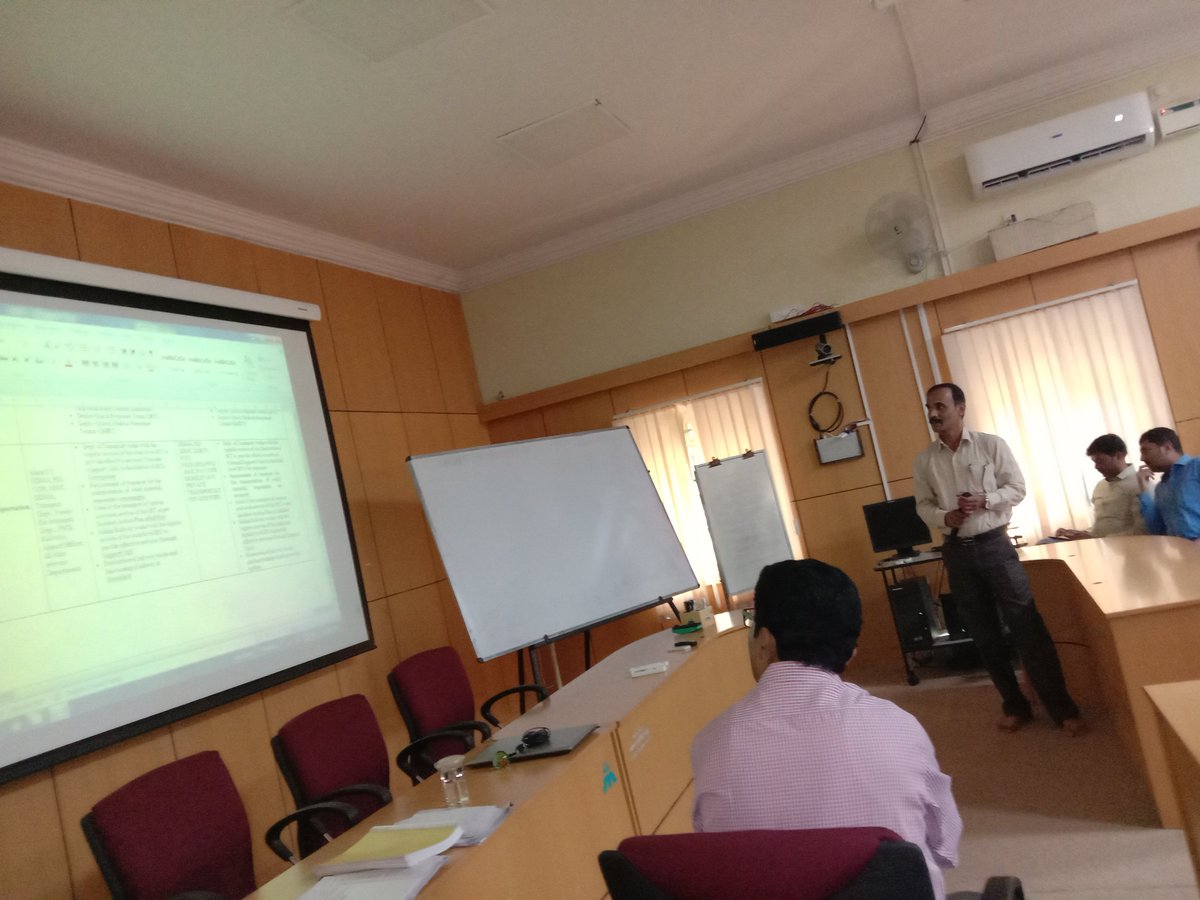 CentreAti's tweet photo. Day Three: Group discussion and presentation by Participants.
Course Director: Chandra Naik O
#KapilMohanIAS #DG #AdministrativeTrainingInstitute #Workshop #Centre_for_Disaster_Management #DDMP #Training #Presentation #Group_discussion #Participants #CDM https://t.co/hqCQMCi5bP