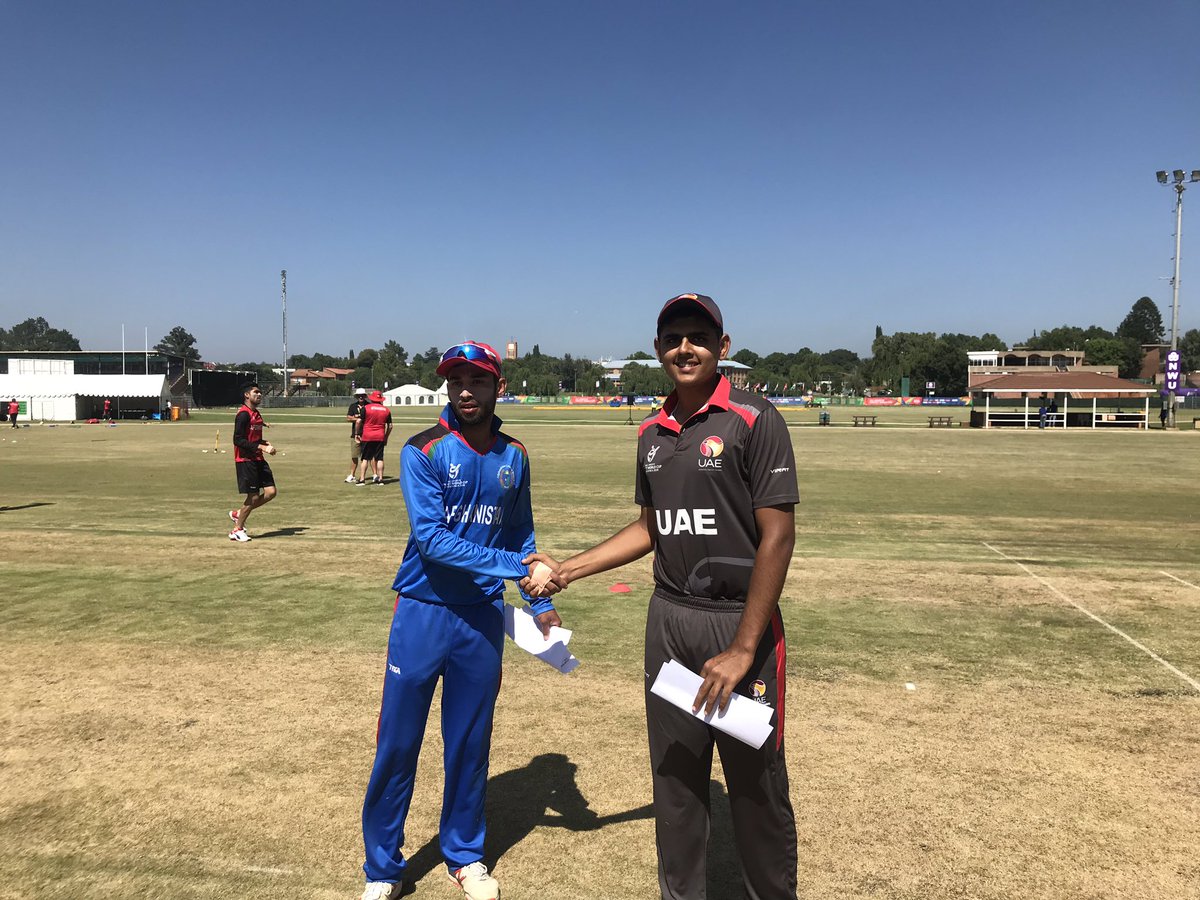 cricketworldcup's tweet photo. We have THREE games from Potchefstroom today!
🏏 Zimbabwe have won the toss and will bowl first against Pakistan.
🏏 South Africa are batting first after Canada won the toss and decided to field.
🏏 Afghanistan won the toss against UAE and will bat first.
#U19CWC | #FutureStars https://t.co/1XIyKwXRHE