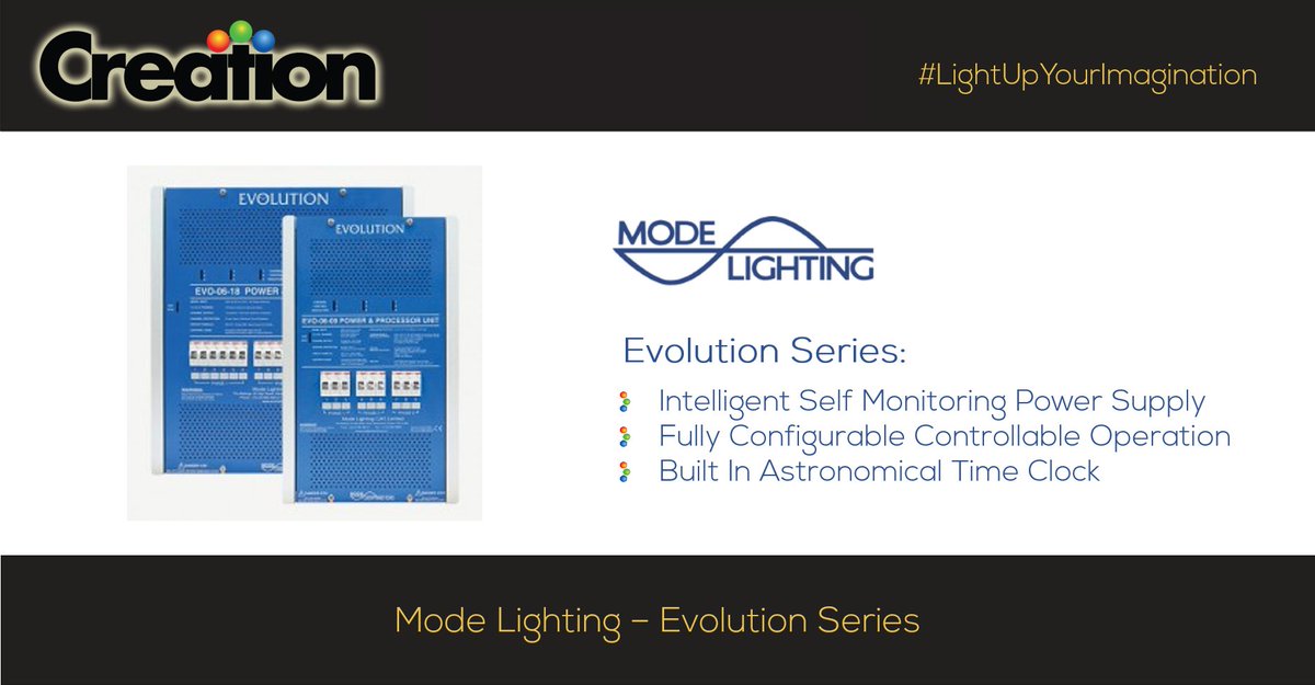 <a href="/ModeLighting/">Mode Lighting</a>'s #Evolution family has #flexible hardware #configuration options for medium to large scale #projects such as #Hotels, #Shopping Centres, #Stadiums, #Cruise Ships and high-end #Restaurants. View bit.ly/ModeLightingEv…
#LightUpYourImagination with our #UK partner