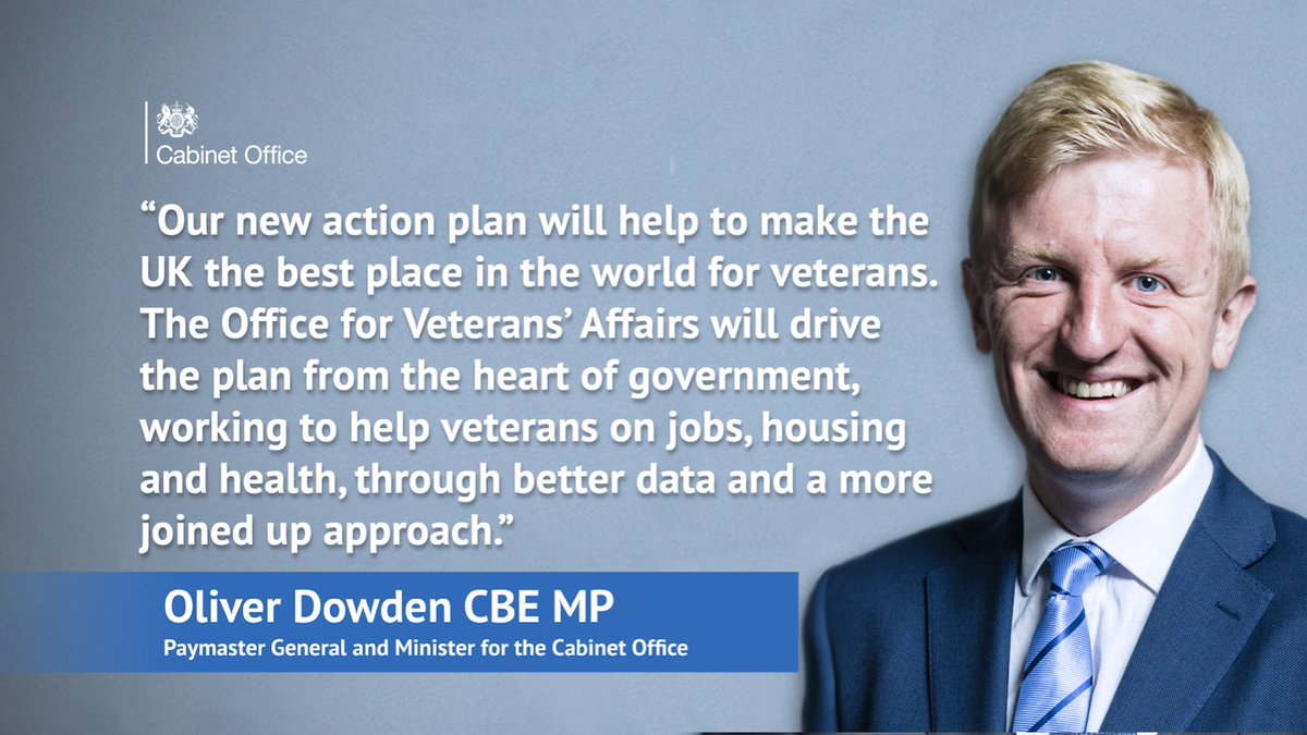 Over 830,000 veterans are to receive 1/3 discount on rail travel - just one of many measures to follow the publication of the government's veterans strategy consultation response.
 
👇 <a href="/OliverDowden/">Oliver Dowden</a> welcomes the plans for better support for #veterans. 👉 gov.uk/government/new…