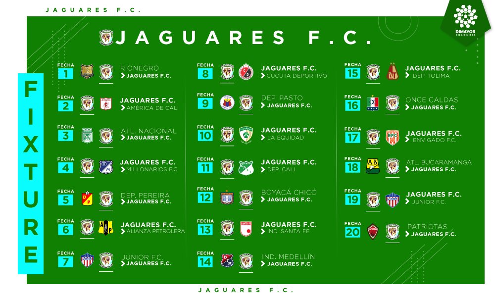 LosBarra's tweet photo. Nuestro Calendario💪💙⚽
#vamosjaguares https://t.co/adIIgXBpHN
