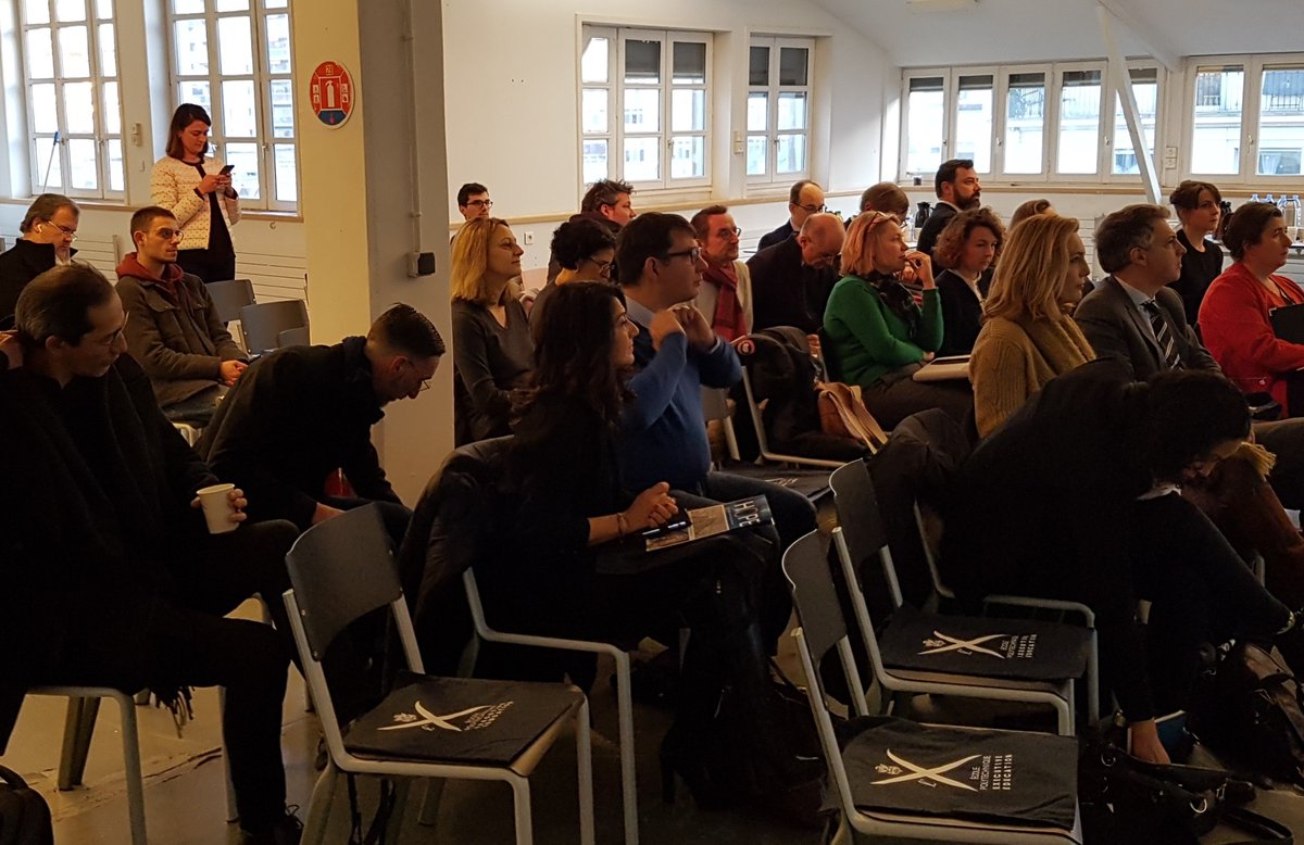 PolytechniqueE's tweet photo. Début du #LT @ENSCI_Paris conférence Innover dans les organisations c’est (im)possible ? + présentation de notre programme #HOPE avec @FabienGeledan #Xexed et Jean-Patrick Péché #ENSCI #design #innovation #entrepreneur https://t.co/XFyWPNatI4