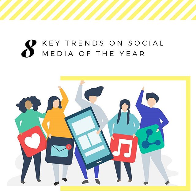 On our way to 2020 😀 Ribbon has listed for you the 8 key trends on social media of the year 🤗  Discover it now. Link in bio.
​#belgianstartup #ribbonagency #socialmedia