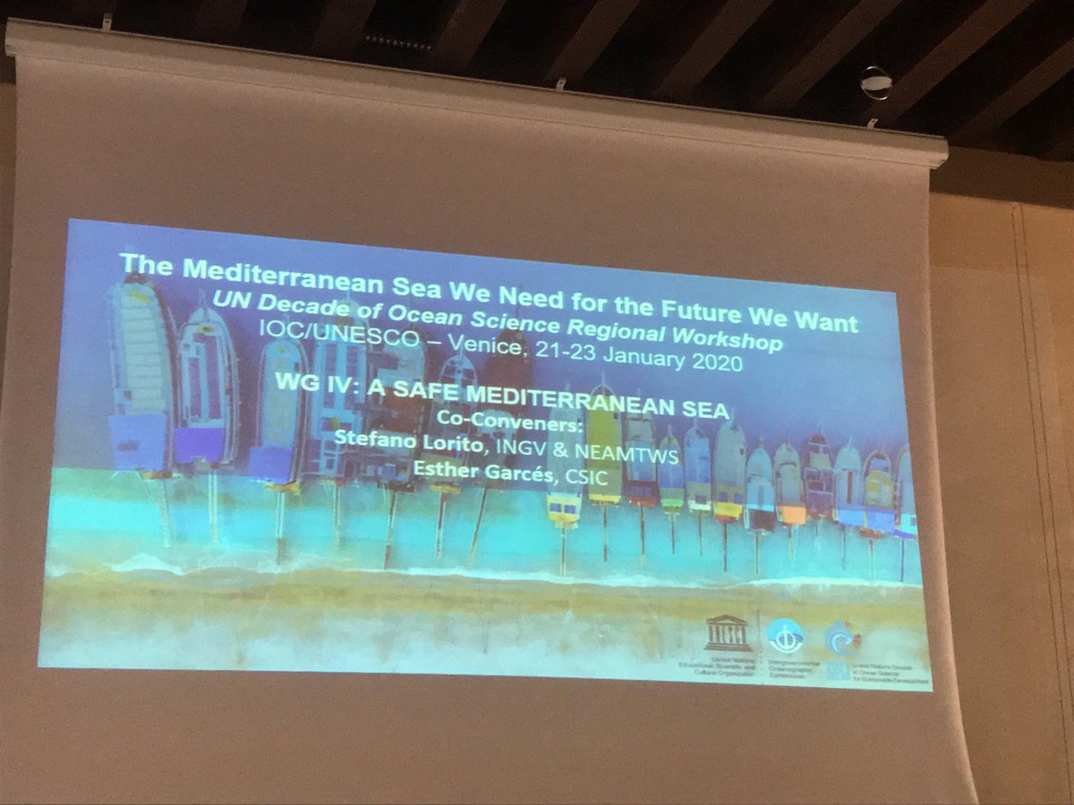 CNRsocial_'s tweet photo. #Venezia _ Al via la seconda giornata del #MediterraneanWorkshop #OceanDecade #OceanDecadeMed
🌊The Mediterranean Sea We Need for the Future We Want🌊
@UNESCOVenice @IocUnesco @MedScienceCom #Cnr_Ismar @CmccClimate https://t.co/aoRmil05cj