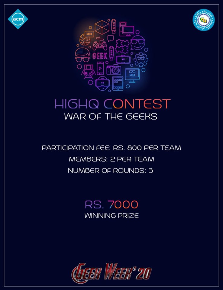nucesacm's tweet photo. GUYS GUYS GUYS! Registrations for the HighQ Contest are open!! It's the most competitive and innovative IQ Contest out there so you better register ASAP because they're gonna reach their cap soon!
REGISTER NOW!!!!

https://t.co/xFPjwwhE8a https://t.co/D1oxP0aoFd